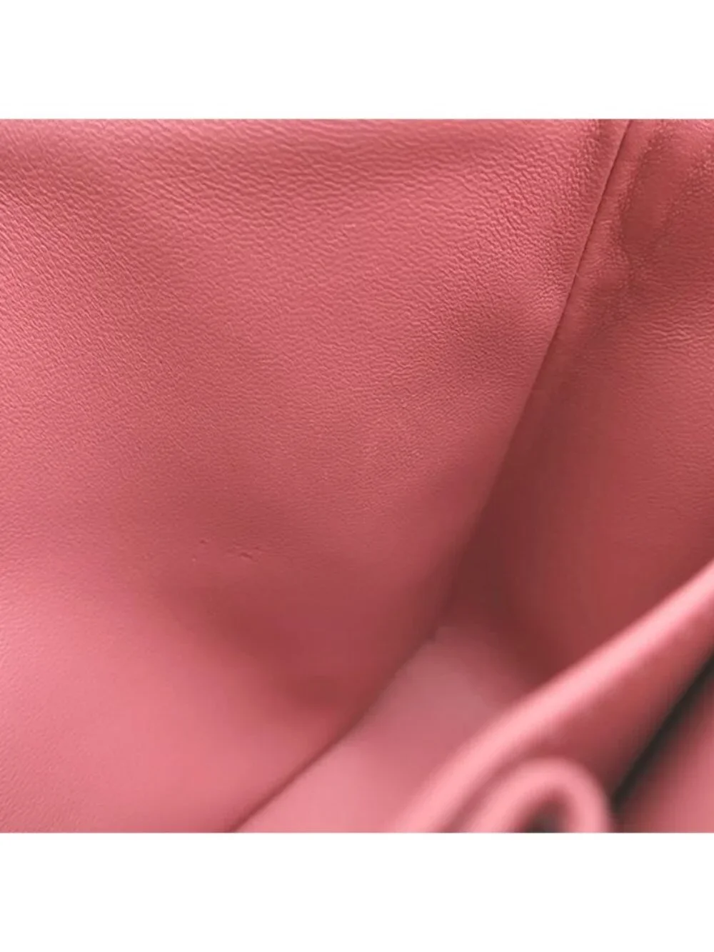 Chanel Shoulder Bag Quilted 25 Chain Lambskin Pink Gold CC Logo Double Flap